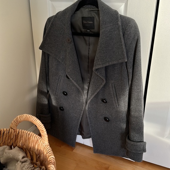 Talula Babaton - XS - Gray Wool Cashmere Double Breasted Howell Coat - Picture 2 of 11